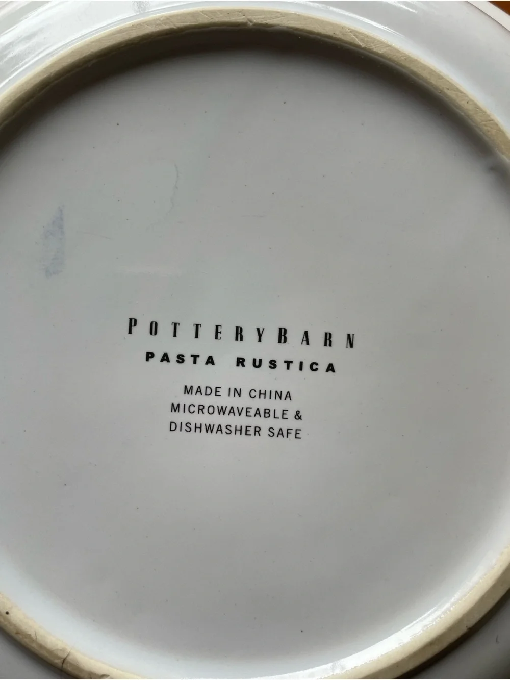 Pottery Barn PASTA RUSTICA Set Of 2 ARTICHOKES & OLIVES Pasta Serving Bowl 10